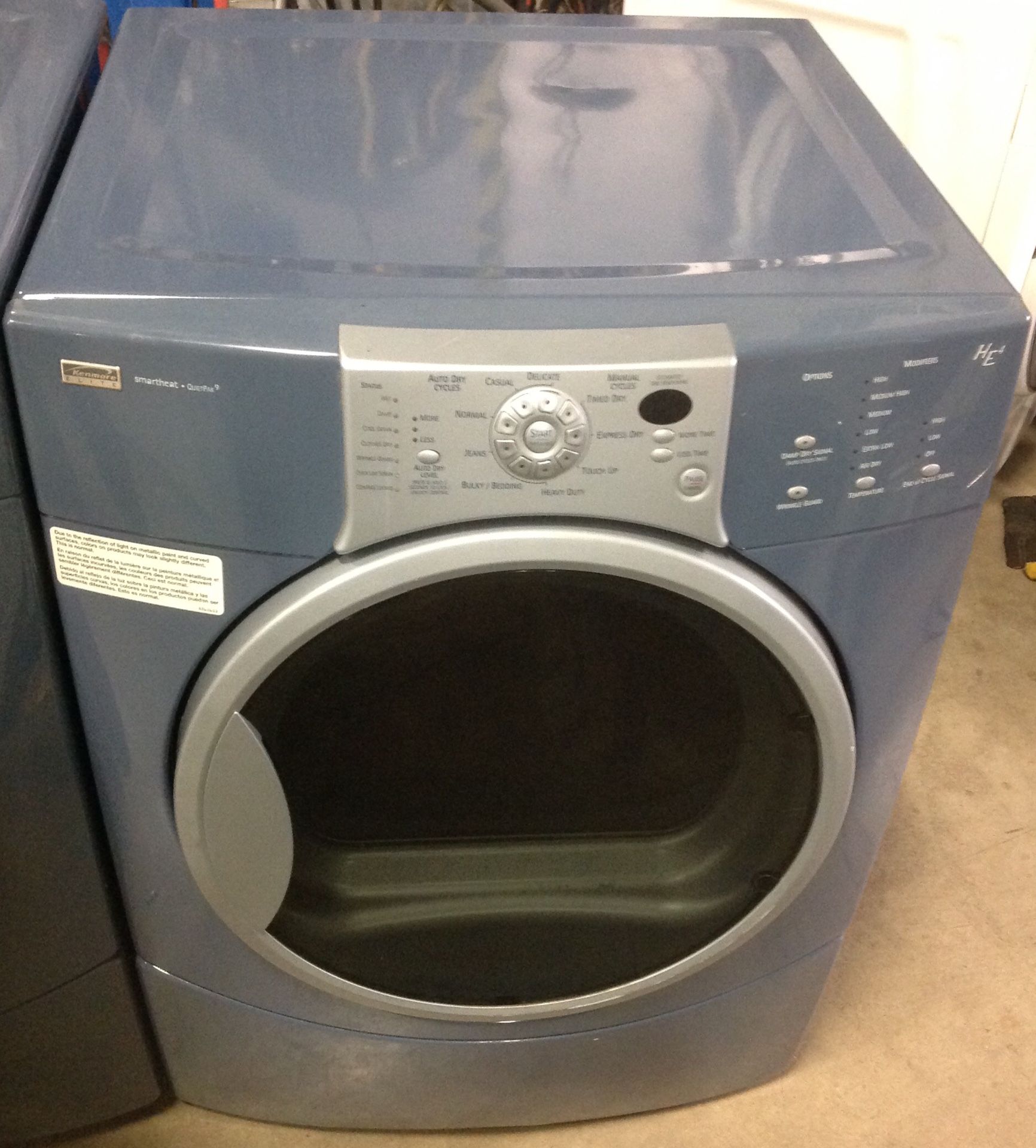 Kenmore Elite HE4 washer and dryer