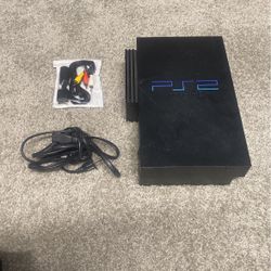 Ps2 With Cords And Hdd Adapter No Controllers