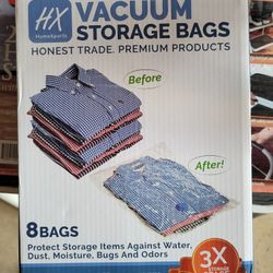 Brand new 8 bags storage bags
