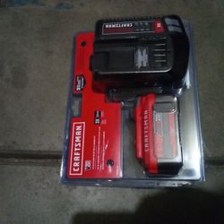 Craftsman 4.0 Ah 20v Battery Charger Set