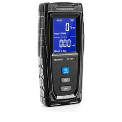 ERICKHILL EMF Meter, Detects Electric and Magnetic Fields, Handheld Digital EMF Detector with LCD Display, Sound-Light Alarm, Rechargeable Battery for