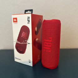 JBL Flip 6 Red Speaker 
