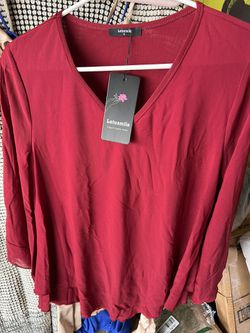 Lotusmile Womens Dressy Blouse Double Layers Mesh Shirt Ruffle 3/4 Flared  Sleeve Tunic Tops for Sale in Glendale, AZ - OfferUp