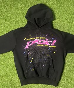 Sp5der P*nk “black Hoodie”