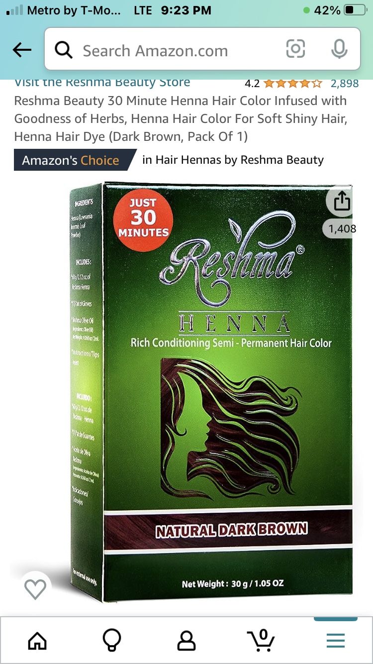 Reshma Henna Hair Color 