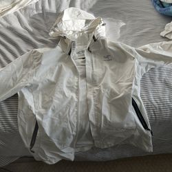 arcteryx white jacket