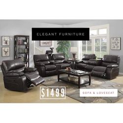 Sofa and Loveseat @Elegant Furniture