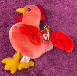 Ty Beanie Babies Doodle the Rooster
