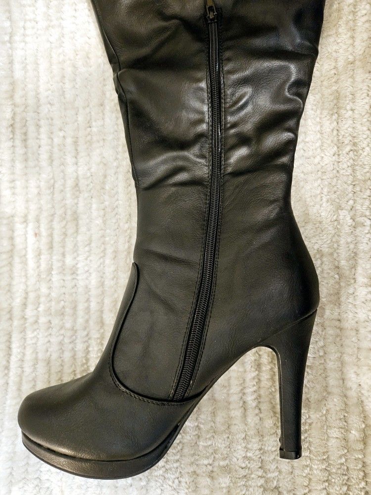 Lane Bryant Heeled Studded Over-the-knee Boots Size 9w