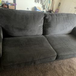 Grey Sofa Bed Couch Queen 