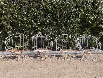 Vintage Mid Century Modern 1960s Homecrest Swivel Barrel Lounge Chair rocker 