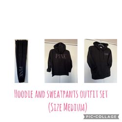 VS*** Rhinestone Hoodie/Jogger Set (Sz.M)