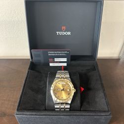 Tudor Royal Date Day Men's Steel and Gold Automatic Men’s Watch