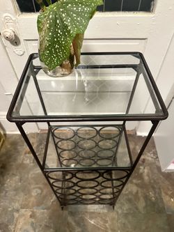 Wrought Iron Wine/Bar stand