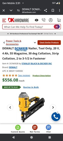 DeWalt 20volt DeWalt