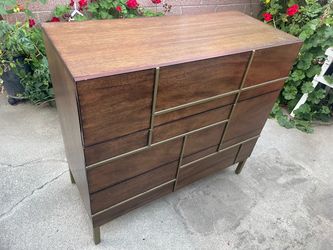 Mid Century Modern Buffet Accent Cabinet - 41” W x 33” H x 36”D