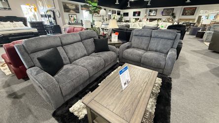 2 PC RECLINER SOFA AND LOVESEAT