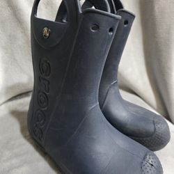 Crocs Rain Boots Size 2 Kids