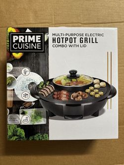 Electric Hot Pot and Grill Combo