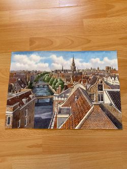 Water Color Painting Of The Netherlands, Holland By Stanislav Posudevsky