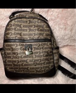 Juicy Couture Logo Print Mini Backpack