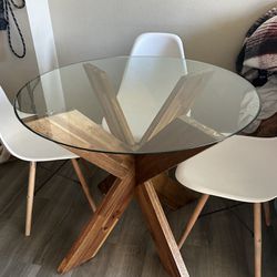 30in Glass Table Top