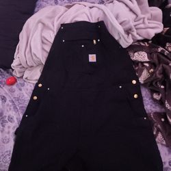 Carhartt Black Overalls 