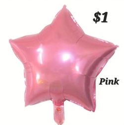 Star Foil Balloons. Rose Gold Balloons. Globos De Estrella 18 Inch Balloon. Rosa Dorado 