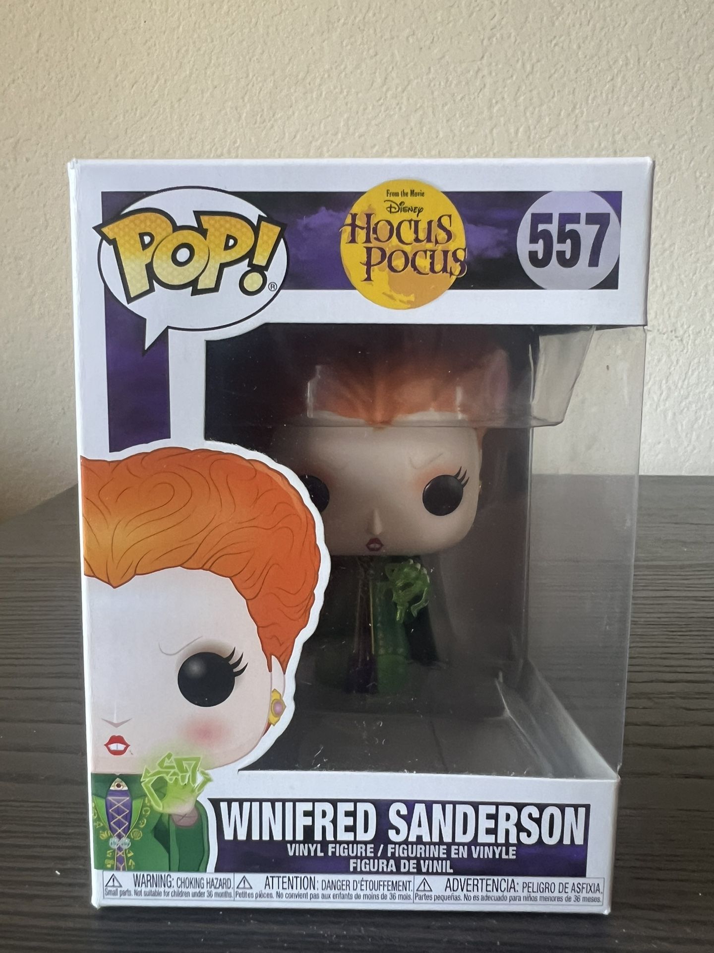 VAULTED Winnifred Sanderson Hocus Pocus Funko Pop #557 Disney Horror Midler Film