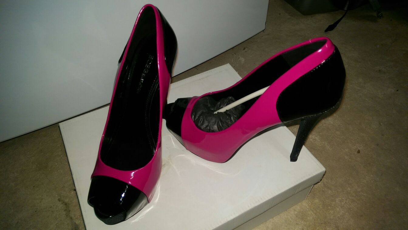 Perfect for that little black dress . Sexy BCBG high heels.