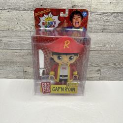 Pocket - Watch RYAN’S WORLD Red / Yellow ‘2020 Cap’n Ryan 5” Plastic Figure  / Big Fig  Series 2 Collect Them All