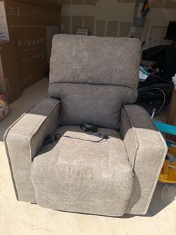 Brand new never used Gray Power Recliner Chair