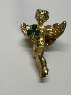 ANGEL PIN BROOCH STAMPED AVON N.R 
