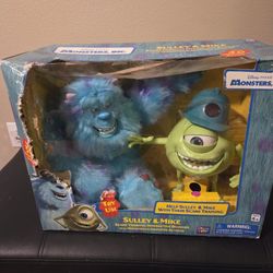 NUB Monsters Inc Sulley and Mike Vintage 