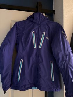 Helly Hansen Purple Ski Jacket with Hood