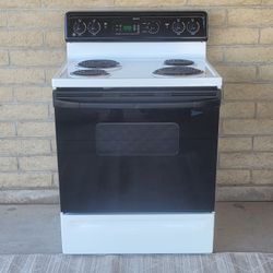 GE SPECTRA COIL-TOP ELECTRIC RANGE * 5 cu ft OVEN STOVE SELF CLEAN GENERAL KITCHEN APPLIANCE HOME