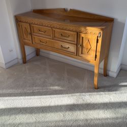 Ornate Wooden Sideboard