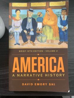 America A Narrative History 12th edition Volume 2  by David Emory Shi