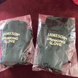 New Collectible 2 Sets of Green Drinking Gloves-Jameson
