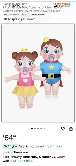 Halloween Costume Couple babies 