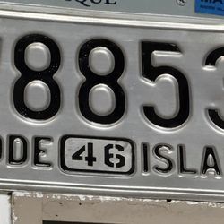 1946 RI License Plates 