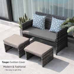 3 Piece Patio Furniture 