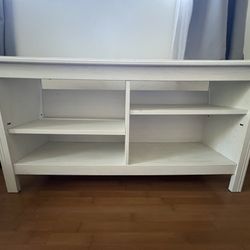 White Console Table/bookshelf