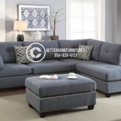 New Sectionals in a Box! Shop Now, Pay Later — No Credit Needed $39 Down! Wholesale Prices Direct to You!