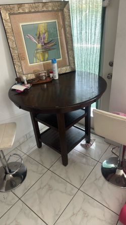 Wood table