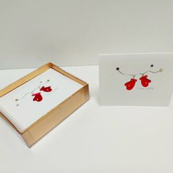 New Box of Vintage Holiday Cards/ Greetings Cards/ Note Cards