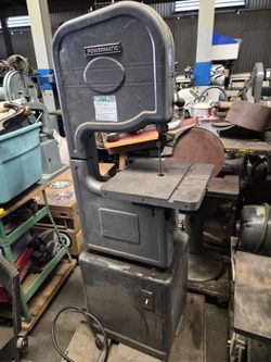 Powermatic 14" Band Saw Model 143 Wood & Metal Cutting Bandsaw Enclosed Stand 110 volt Made in USA
