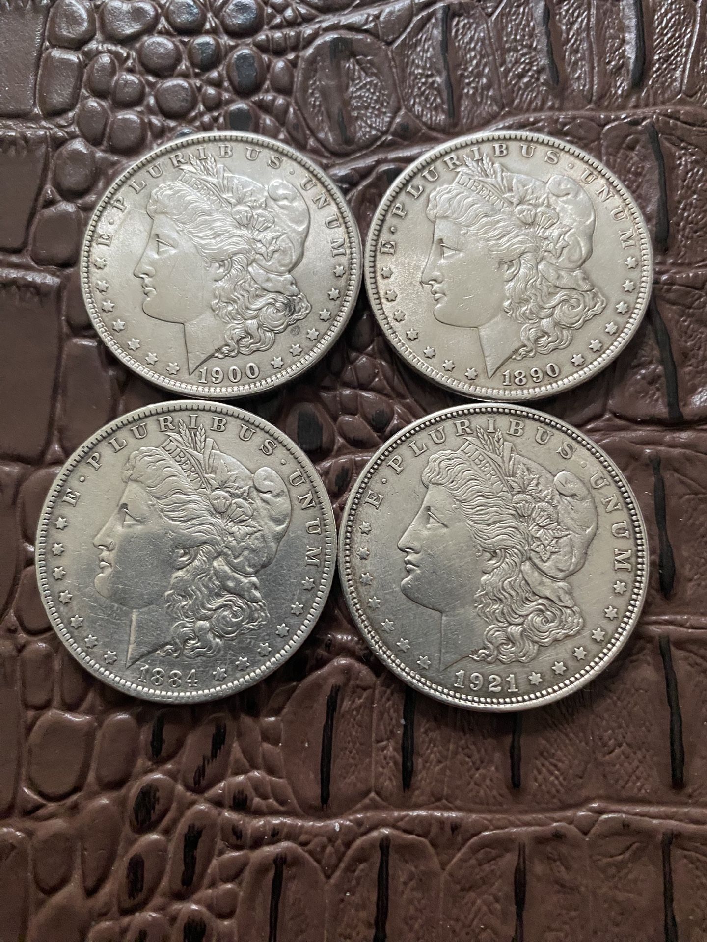 Morgan + Pease Silver Dollars