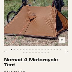Brand new Abel Brown Nomad motorcycle Tent