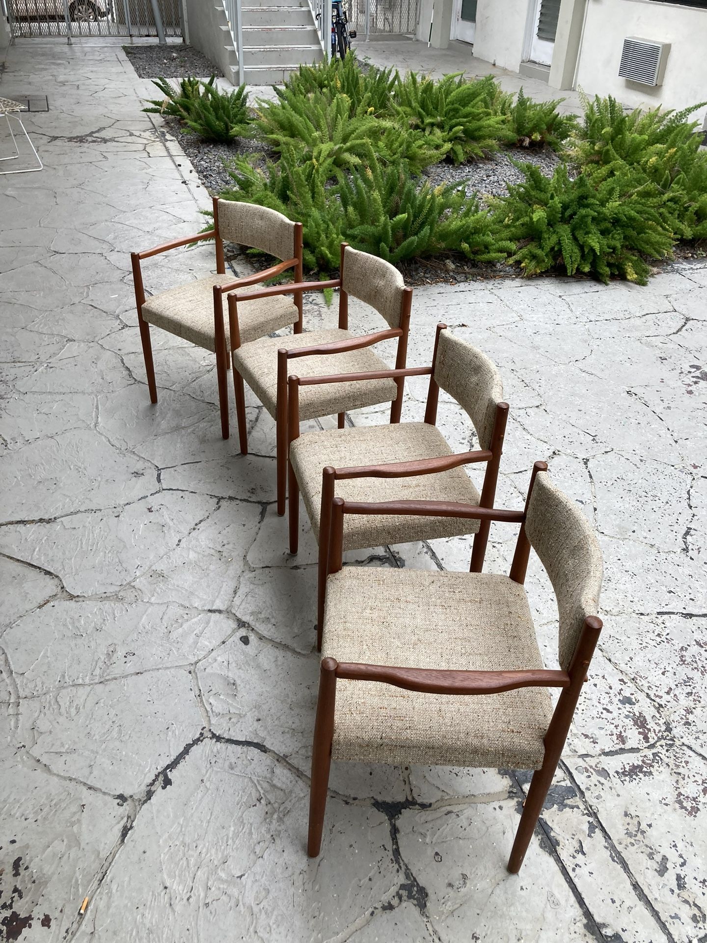 1970’s Vintage Mid-Century Danish Modern dining chairs